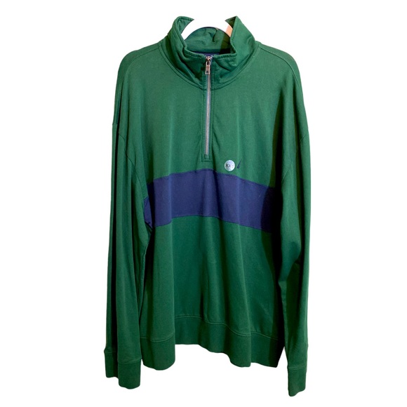 NWT NAUTICA PULLOVER SIZE XXL Three-quarter zip - Picture 1 of 10